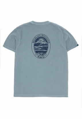 Fashion Comfort Trendy Top KAVU Men's PNW Wild Life Tee - Stormy Weather