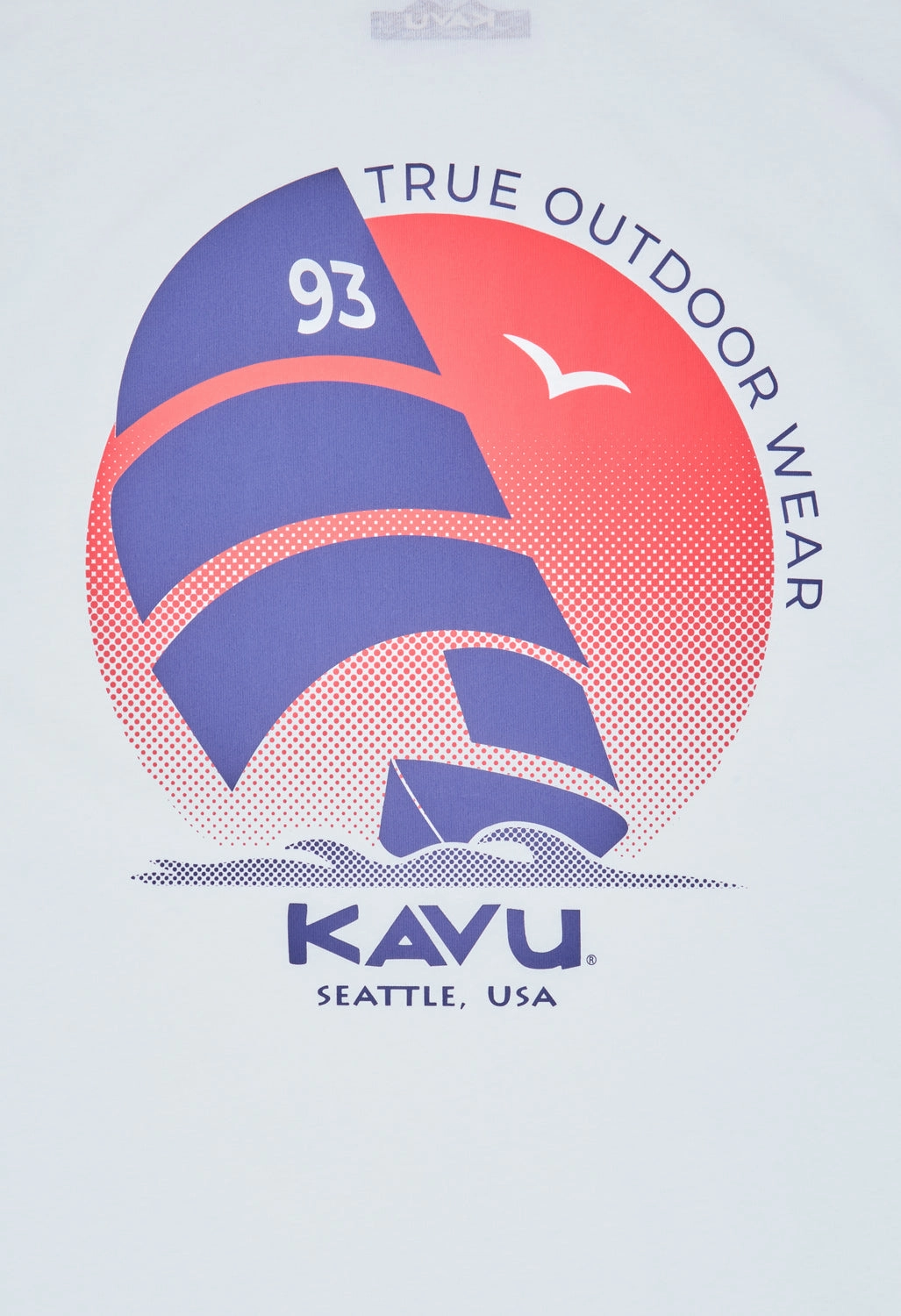 Sports Apparel KAVU Men's Rudder Tee - White