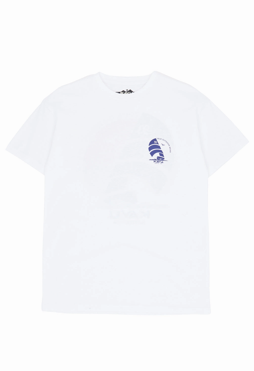 Stylish Everyday Wear KAVU Men's Rudder Tee - White