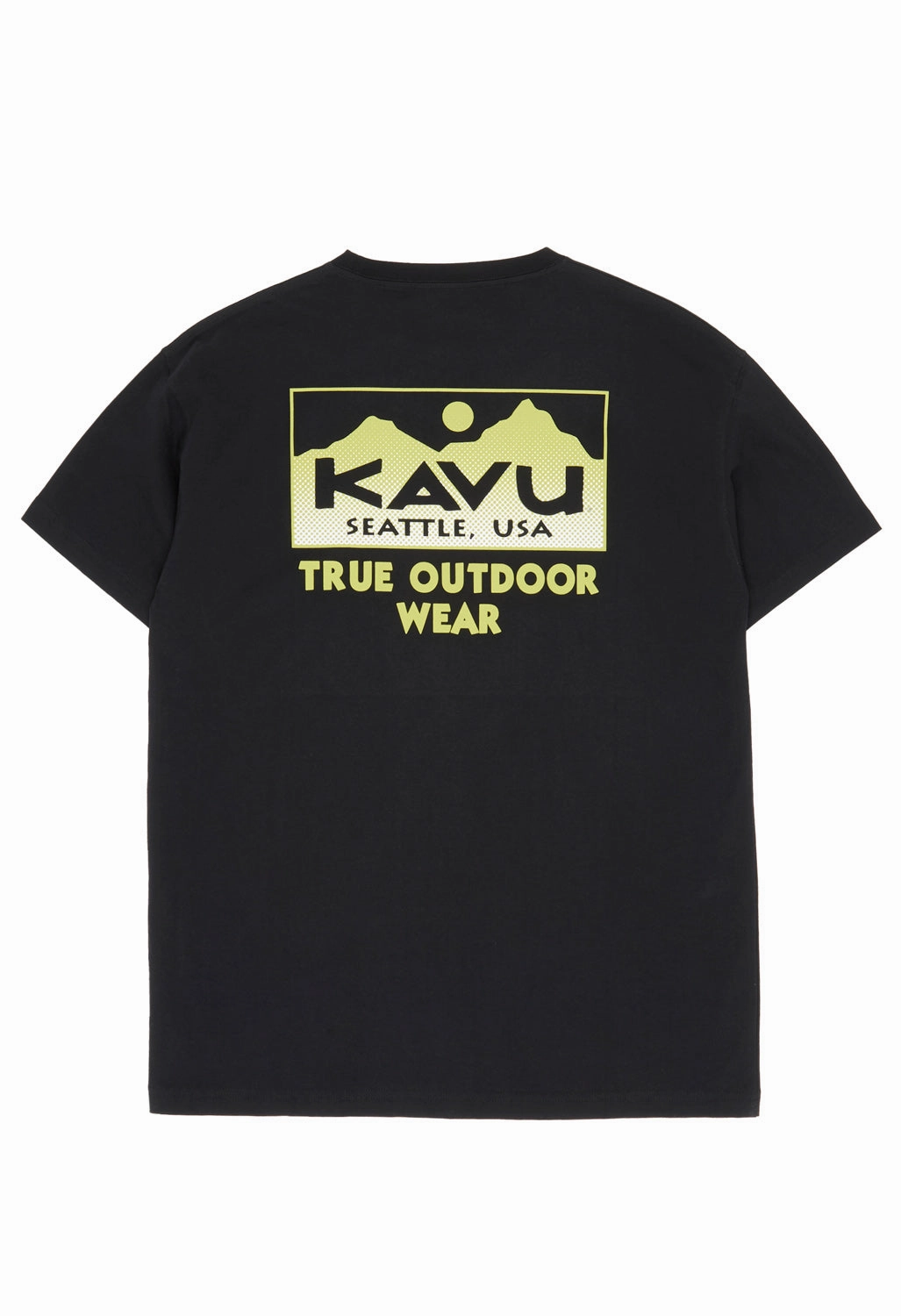 Contrast Inner Binding KAVU Men's True Gradient Tee - Black