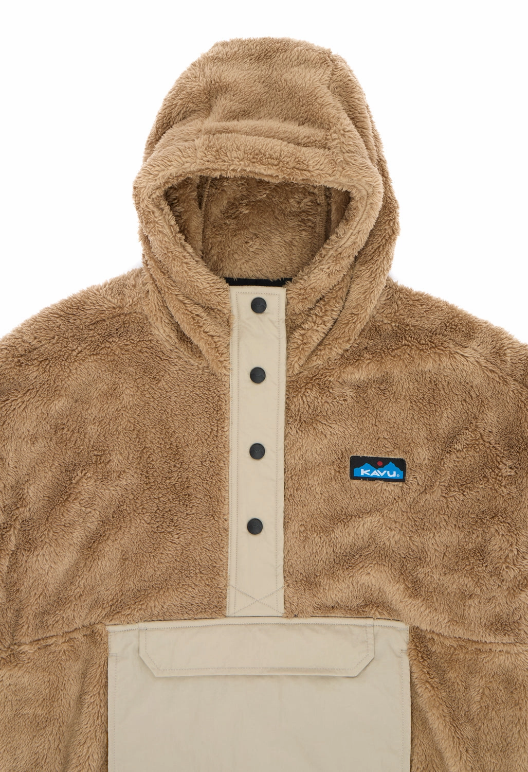Modern Layers Compact Fit Look KAVU Women's Moon Ridge Fleece - Buff