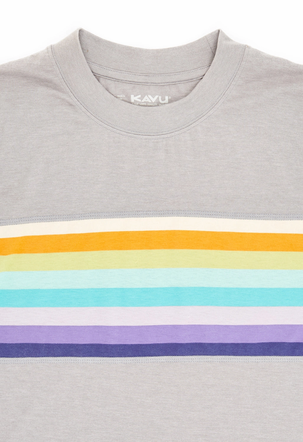 KAVU Women's Tuva Tee - Ultimate Grey Modern Simplicity