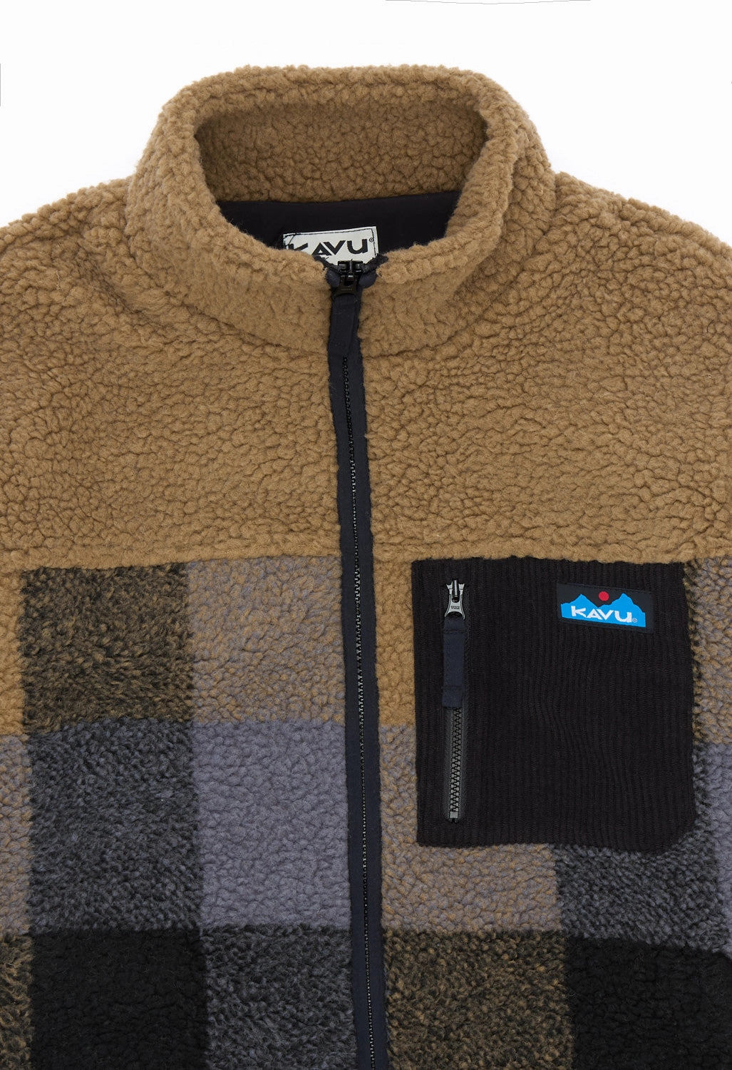 KAVU Women's Willow Creek Fleece Jacket - Nightshade Plaid All Day Wear