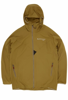 Odor Resistant Coating Thermoplastic Elastomer Trim Klattermusen Men's Eitre Zip Hood Jacket - Juniper Green