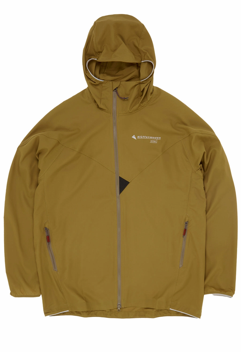 Odor Resistant Coating Thermoplastic Elastomer Trim Klattermusen Men's Eitre Zip Hood Jacket - Juniper Green