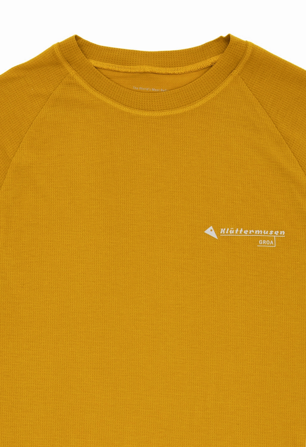 Klattermusen Men's Groa Tee - Light Gold Moisture wicking