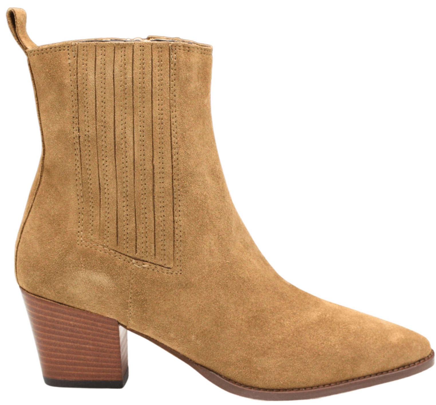 Comfortable Flex Fashion Statement Krisy Heeled Bootie