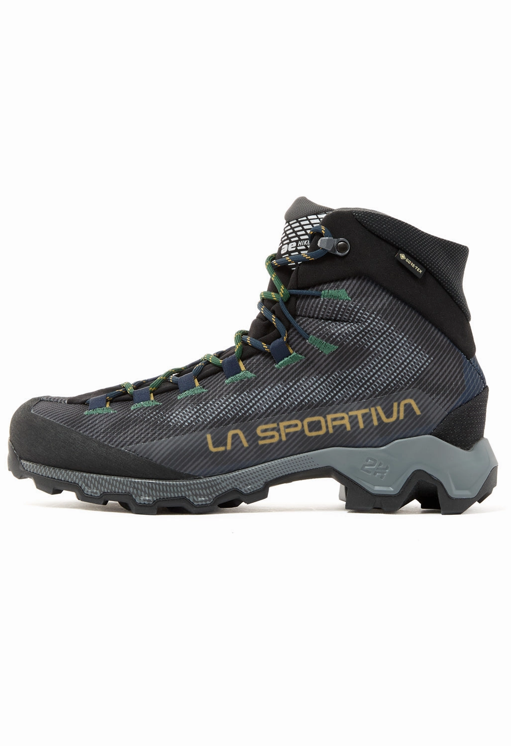 La Sportiva Men's Aequilibrium Hike GORE-TEX Boots - Carbon / Jungle Protective Finish Urban Commute