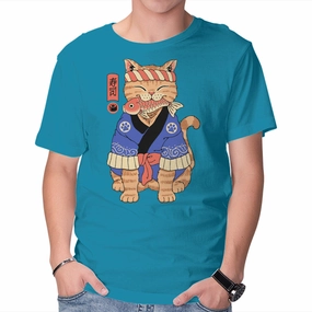 Sushi Meowster! Adult Wear Lint Resistant Surface