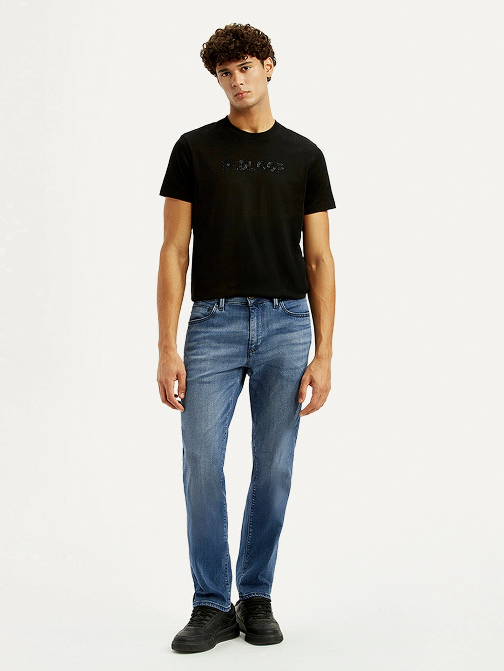 Men's Redloop 511 Blue Slim Fit Mid Rise Jeans Stretch Recovery