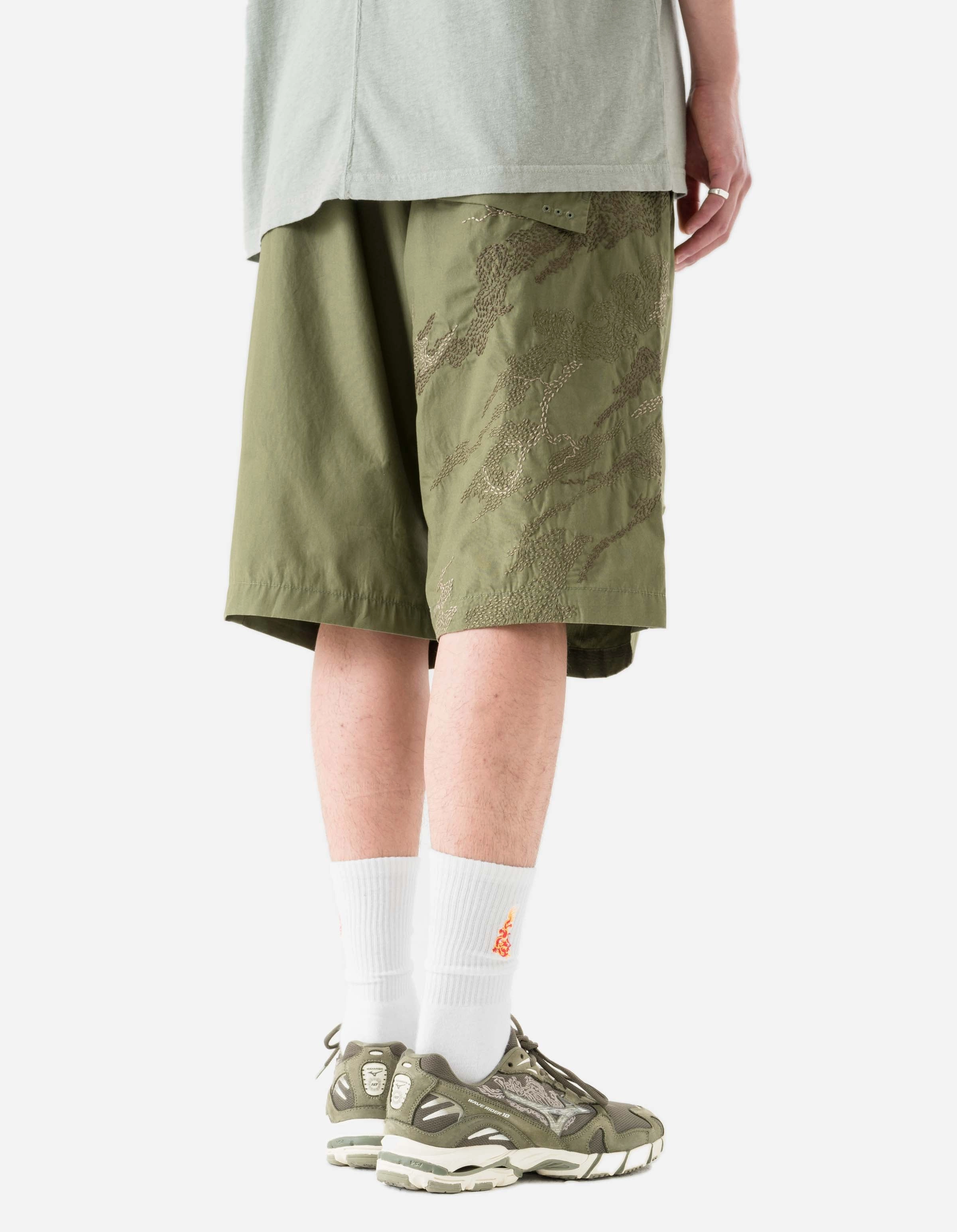 6238 Sashiko Bonsai Snoshorts Olive OG-107F Summer Layers