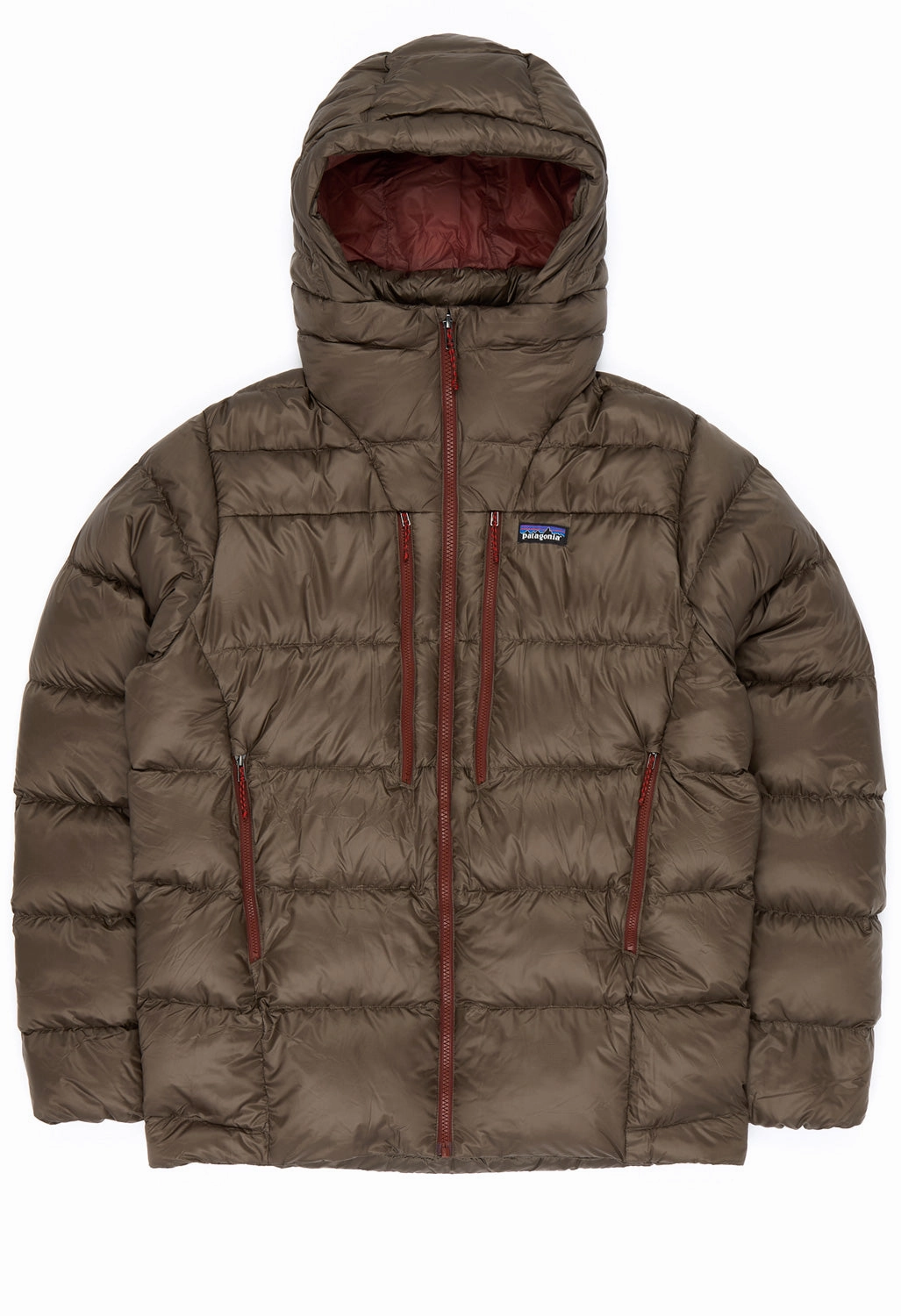Classic Zip Up Cold Days Patagonia Men's Fitz Roy Down Hoody - Marlow Brown