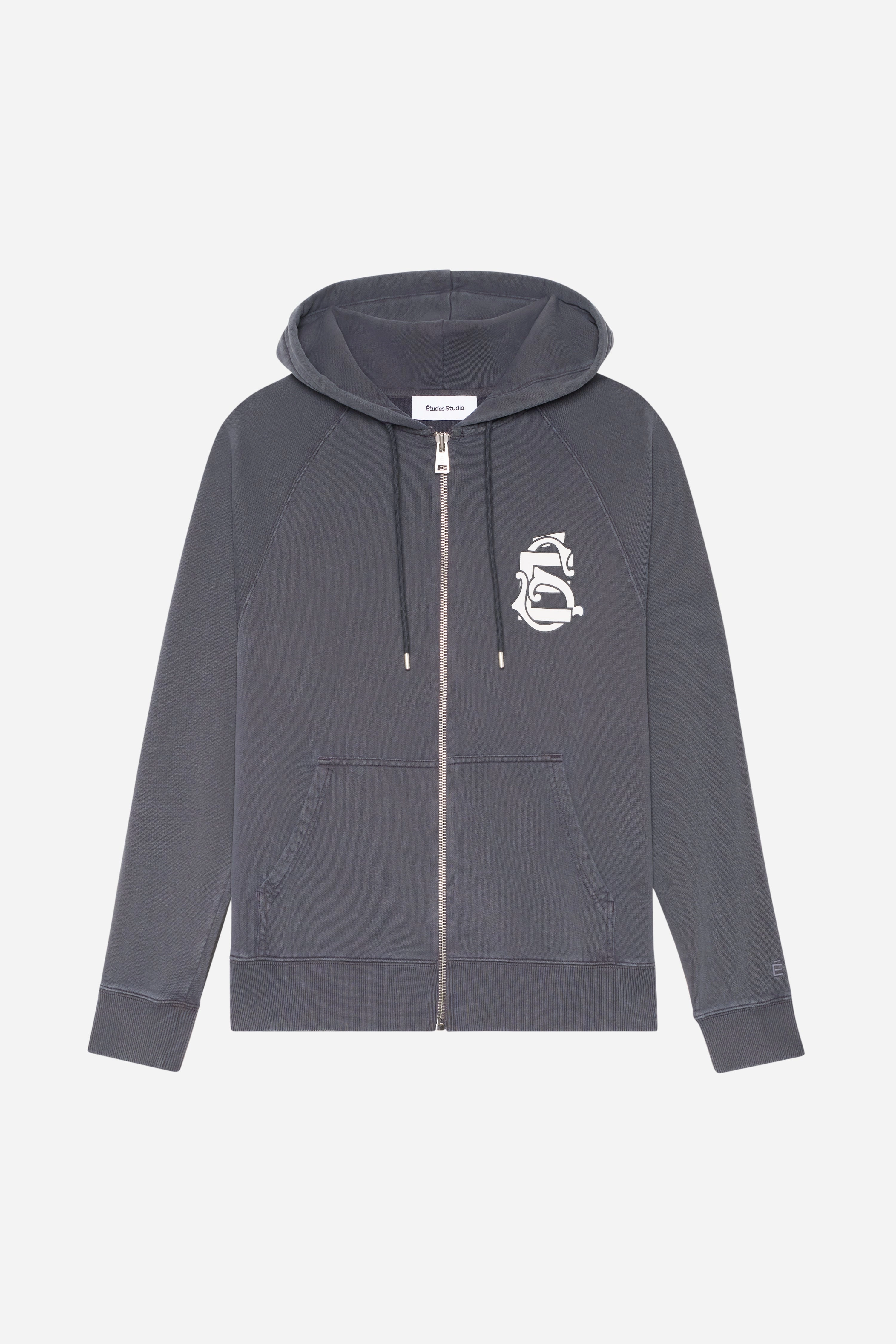 LOOSE ZIP HOODIE EMBLEM product gemstone luxury product birthday allure