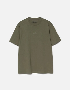 Stretch Technology Raw Edge Detail 6244 Maharishi Reflective S/S T-Shirt Olive OG-107F