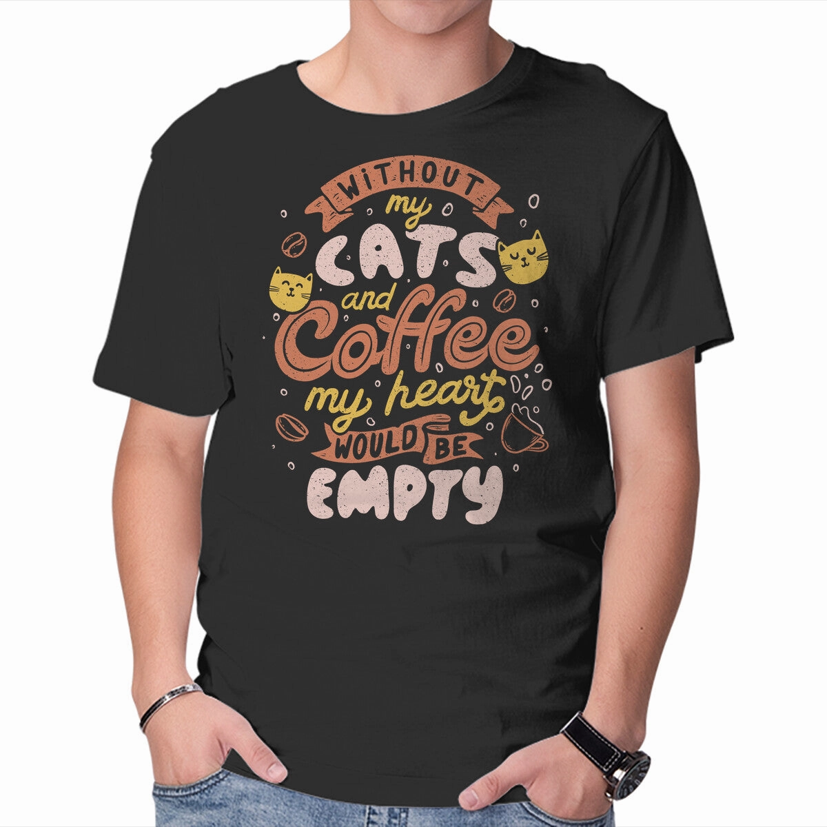 Casual Layer Look Office Wear Cats and Coffee