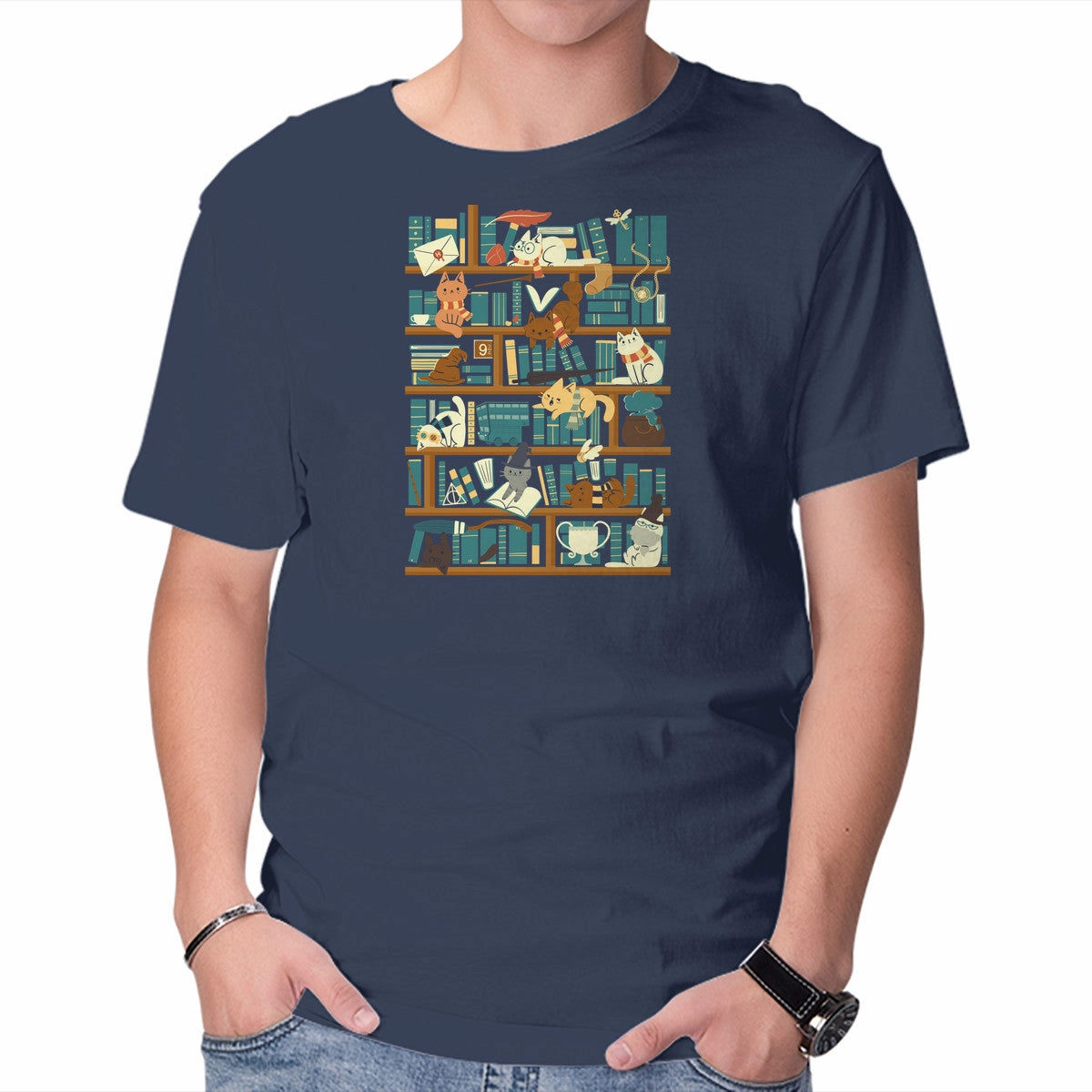 Library Magic School DoubleStitched Seams Regular Fit