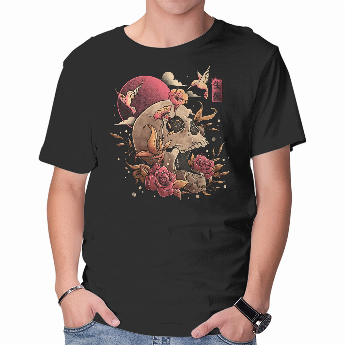 Life And Death Boat neck style