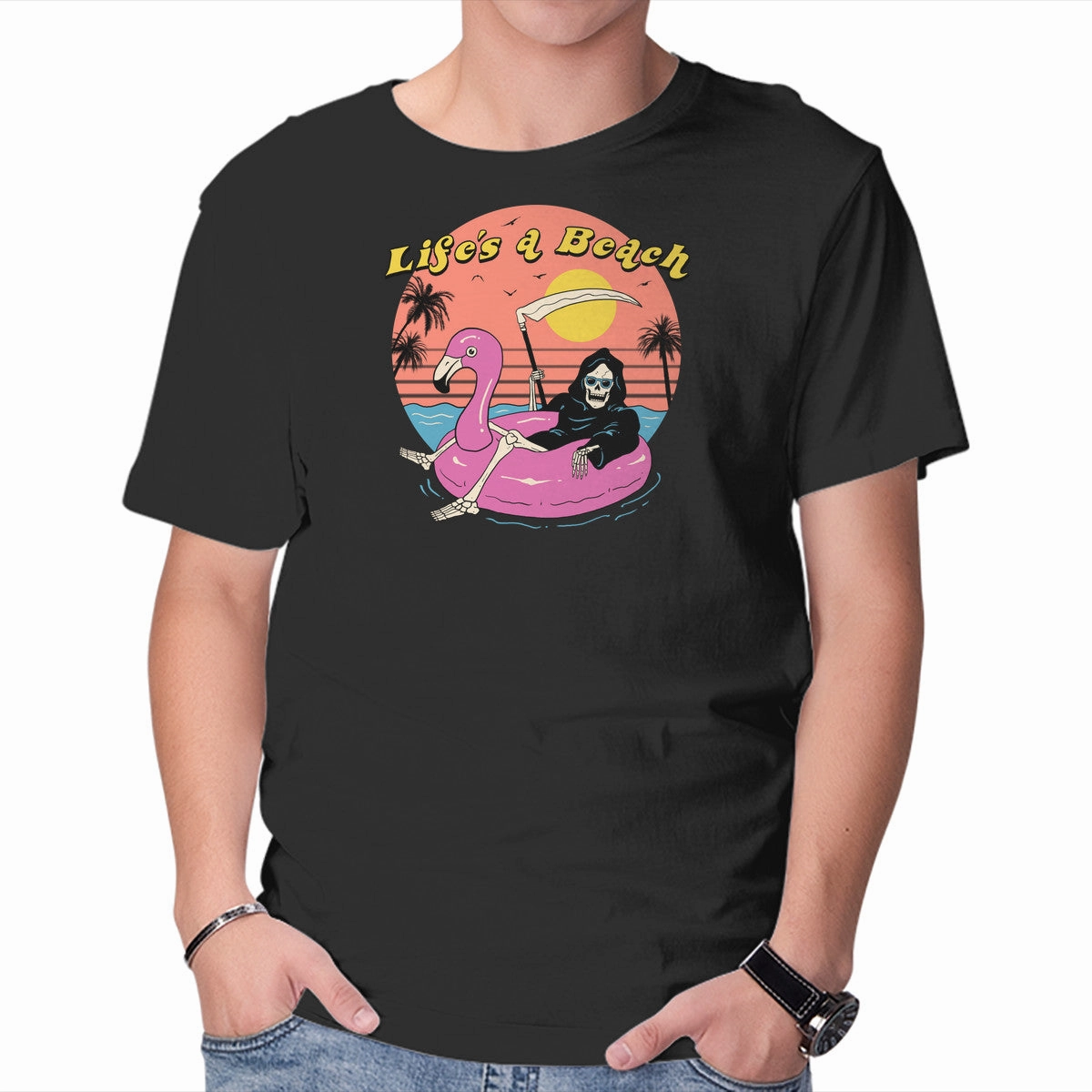Life's a Beach Sleek Layer No Shrink Fabric
