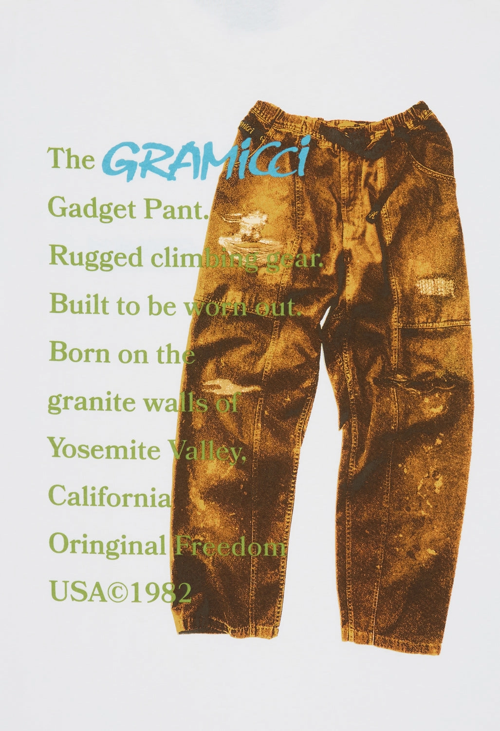 Weekend Wear Gramicci Gadget Pant Tee - White