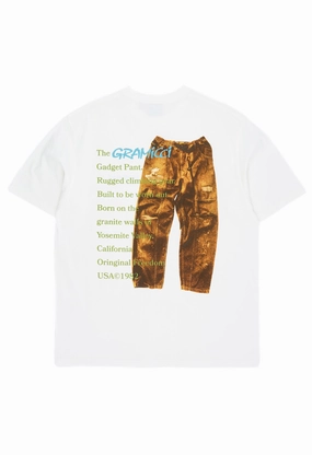 Essential layering piece Gramicci Gadget Pant Tee - White