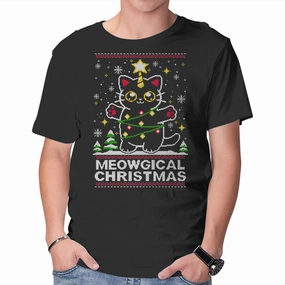 Meowgical Christmas MicroPiqueKnit