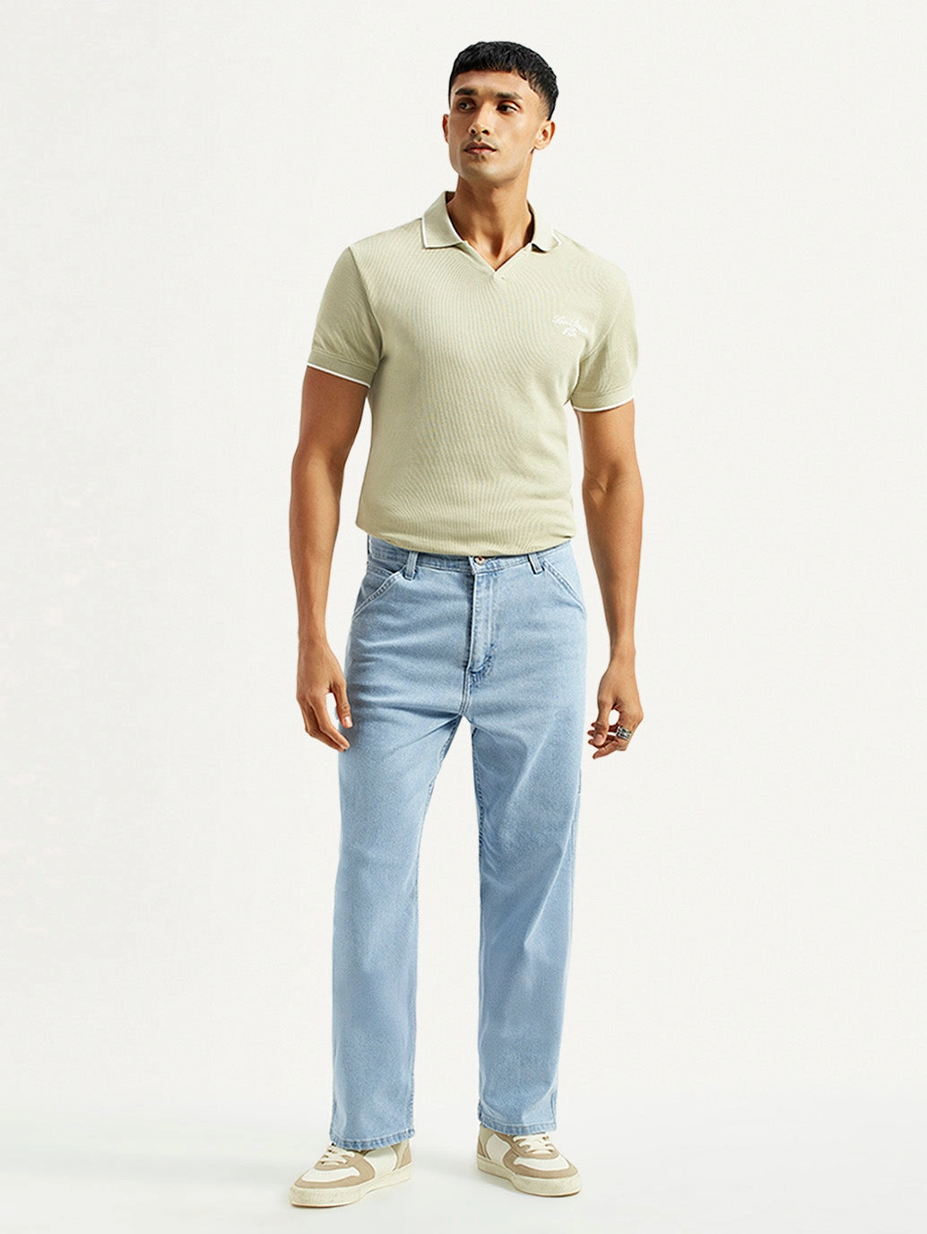 Men's 568 Light Blue Loose Fit Mid Rise Carpenter Jeans Affordable Outdoor Adventure Artist Vibe classic clothing