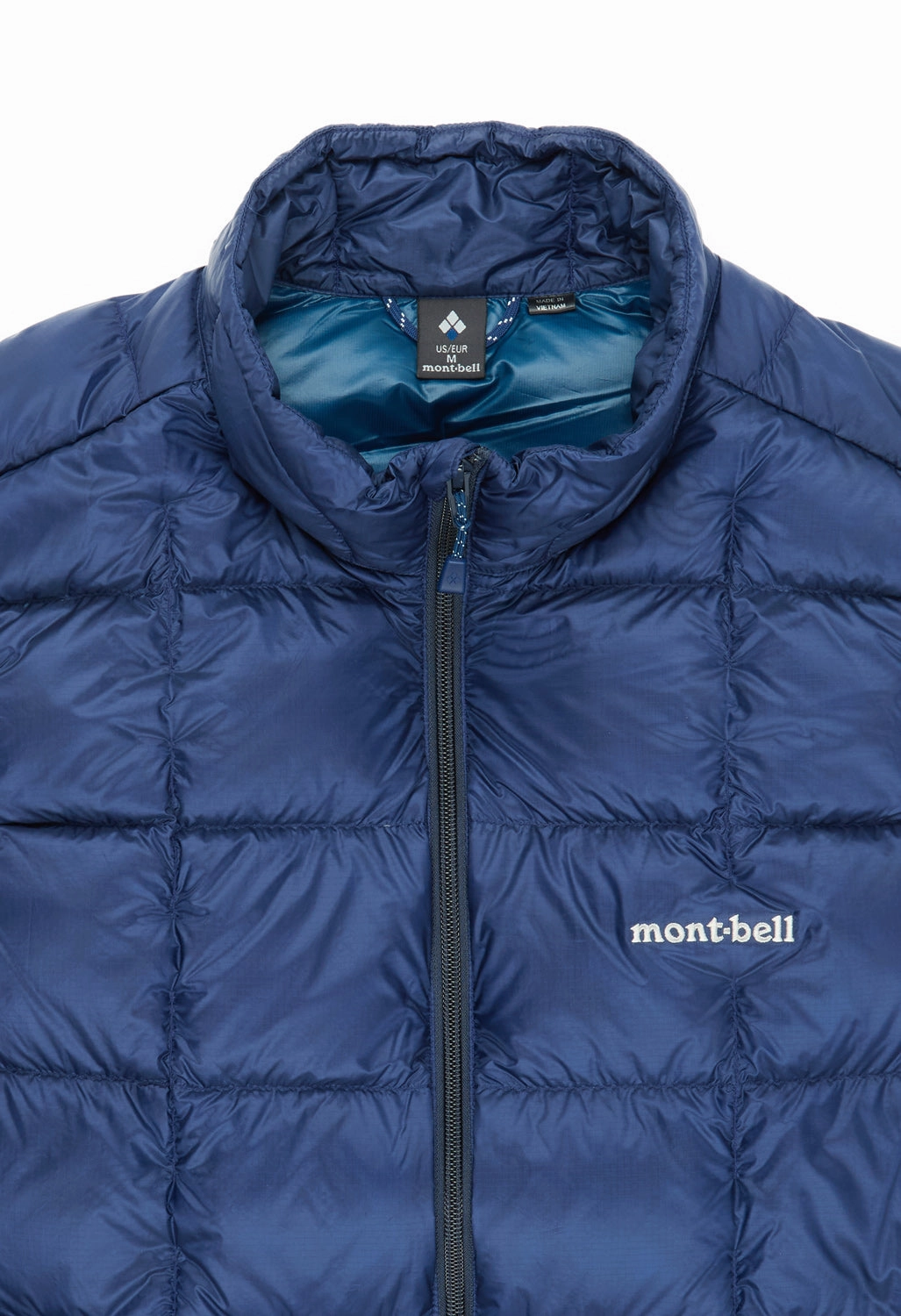 Reinforced Seam Durability ShrinkResistantFabric Montbell Men's Superior Down Vest - Navy