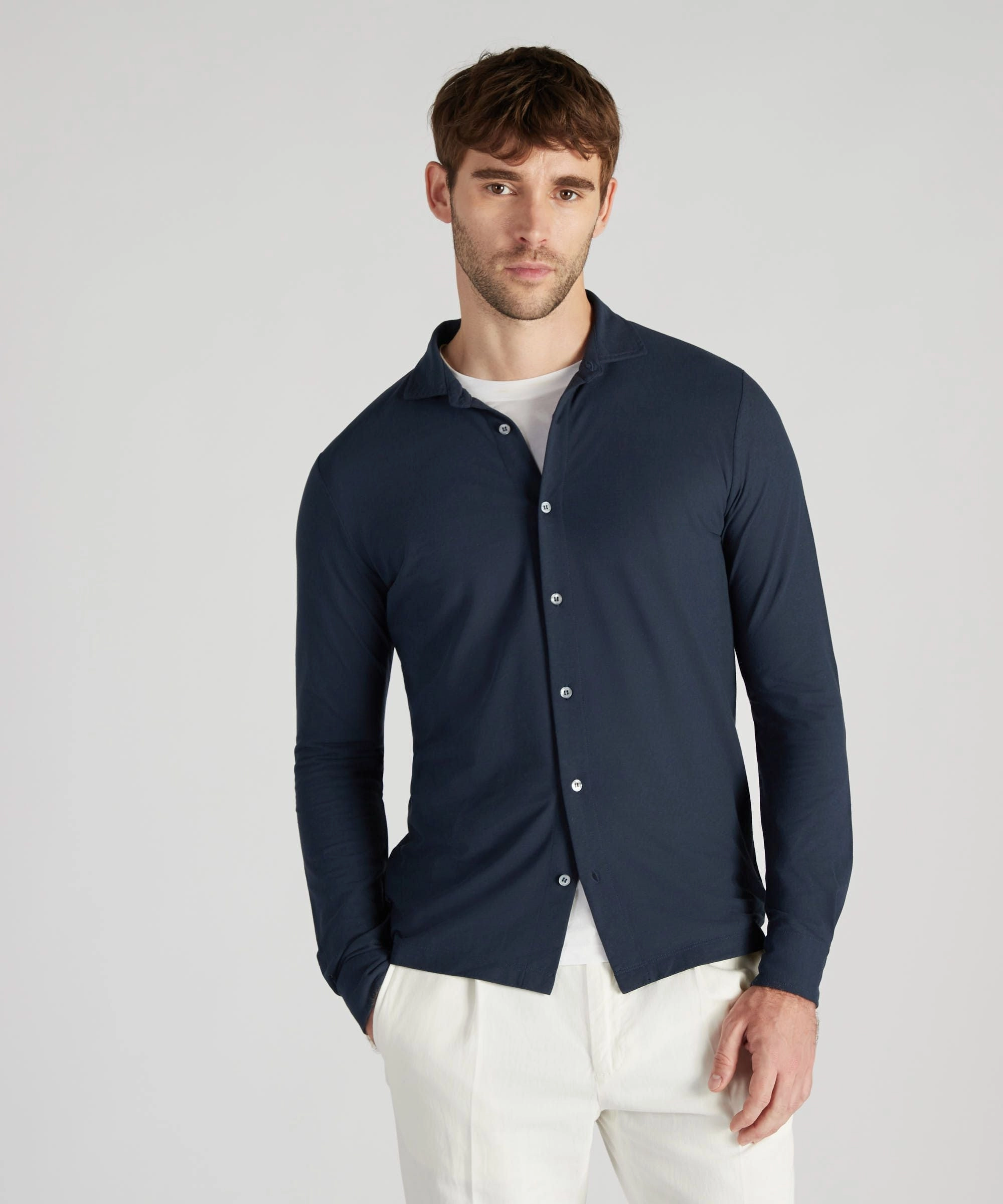 Thermal Regulation Fabric Slim-fit organic IceCotton shirt