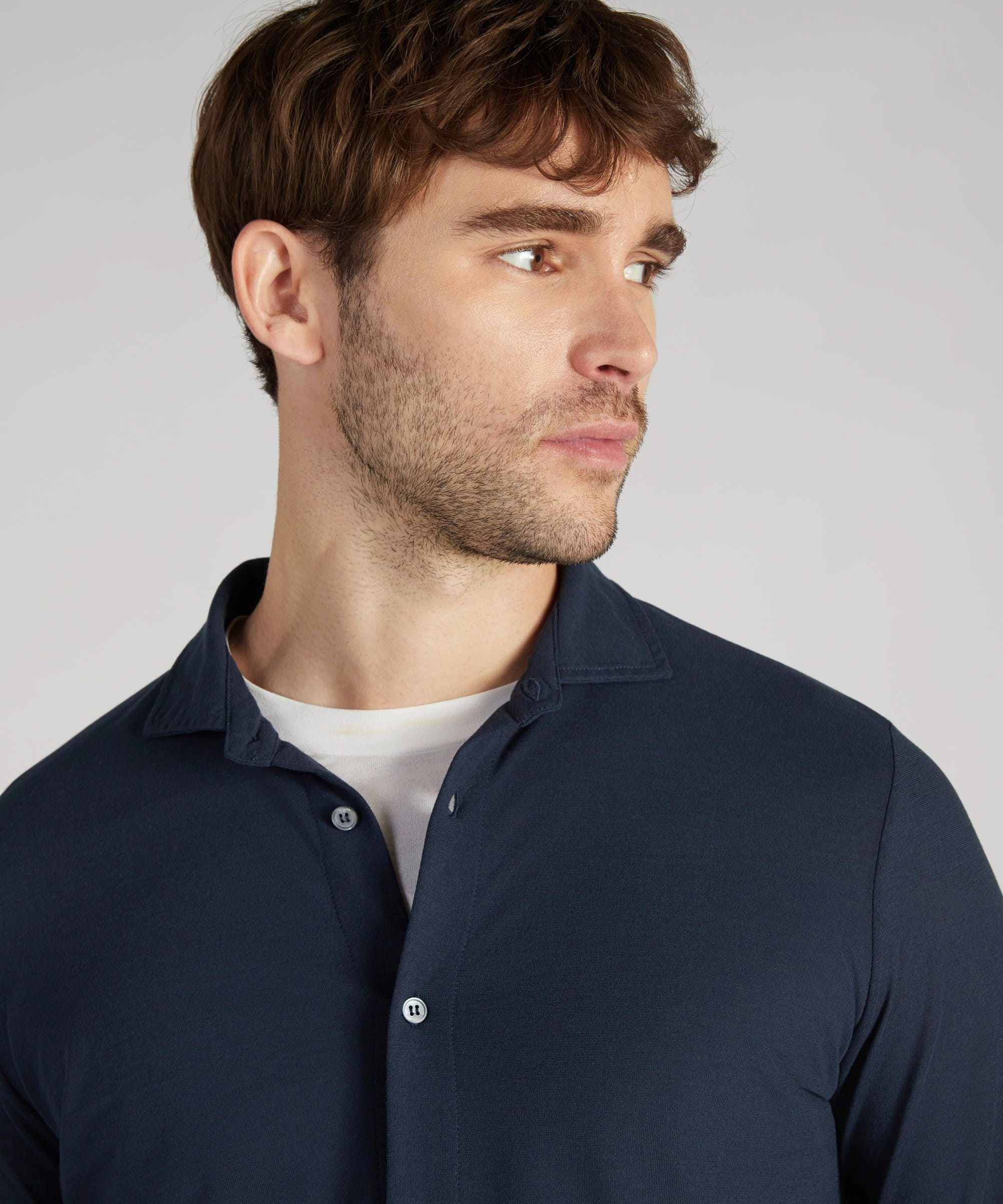 Customizable Option Slim-fit organic IceCotton shirt