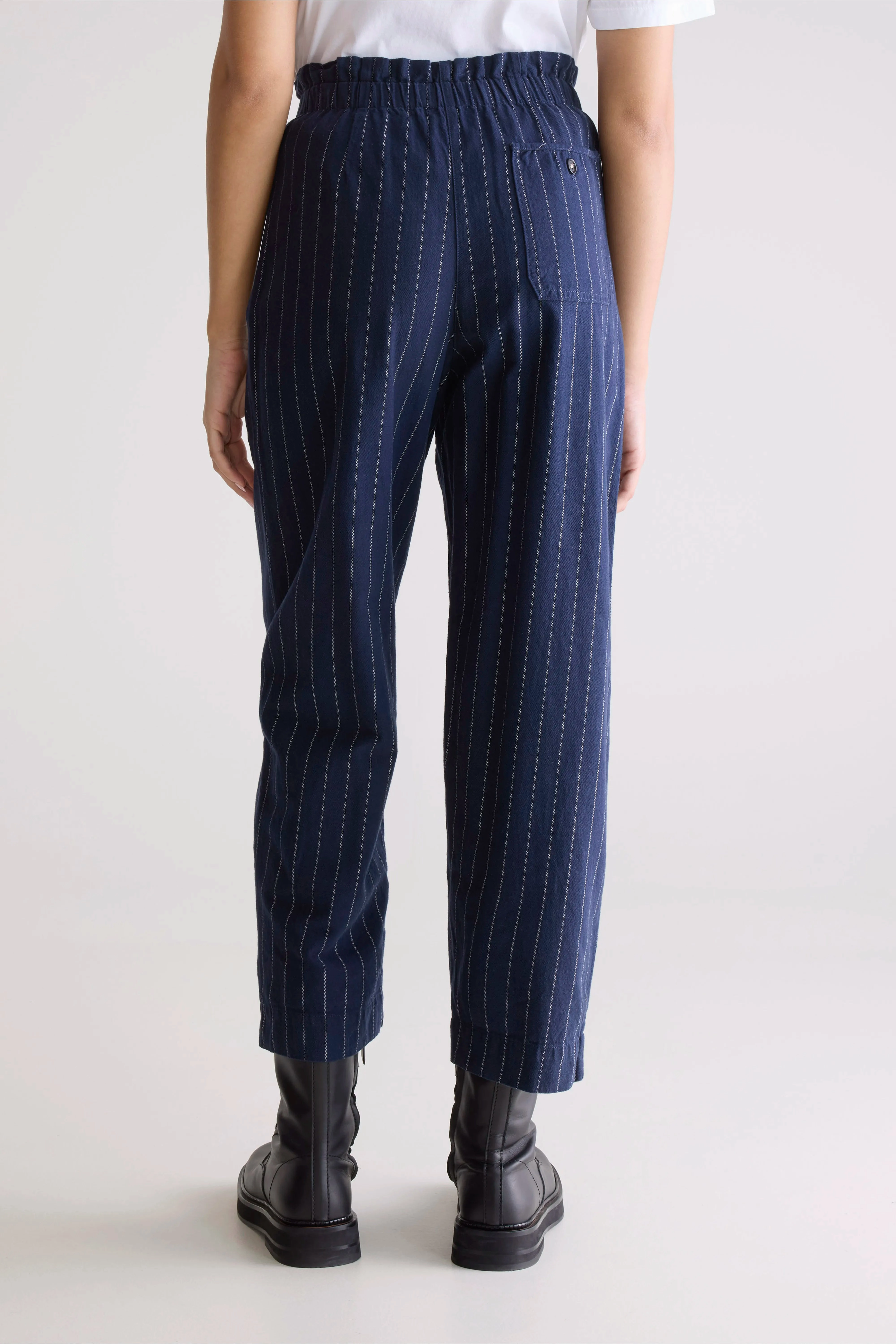 Side Pockets Lilo paperbag trousers (252 / W / STRIPE A)