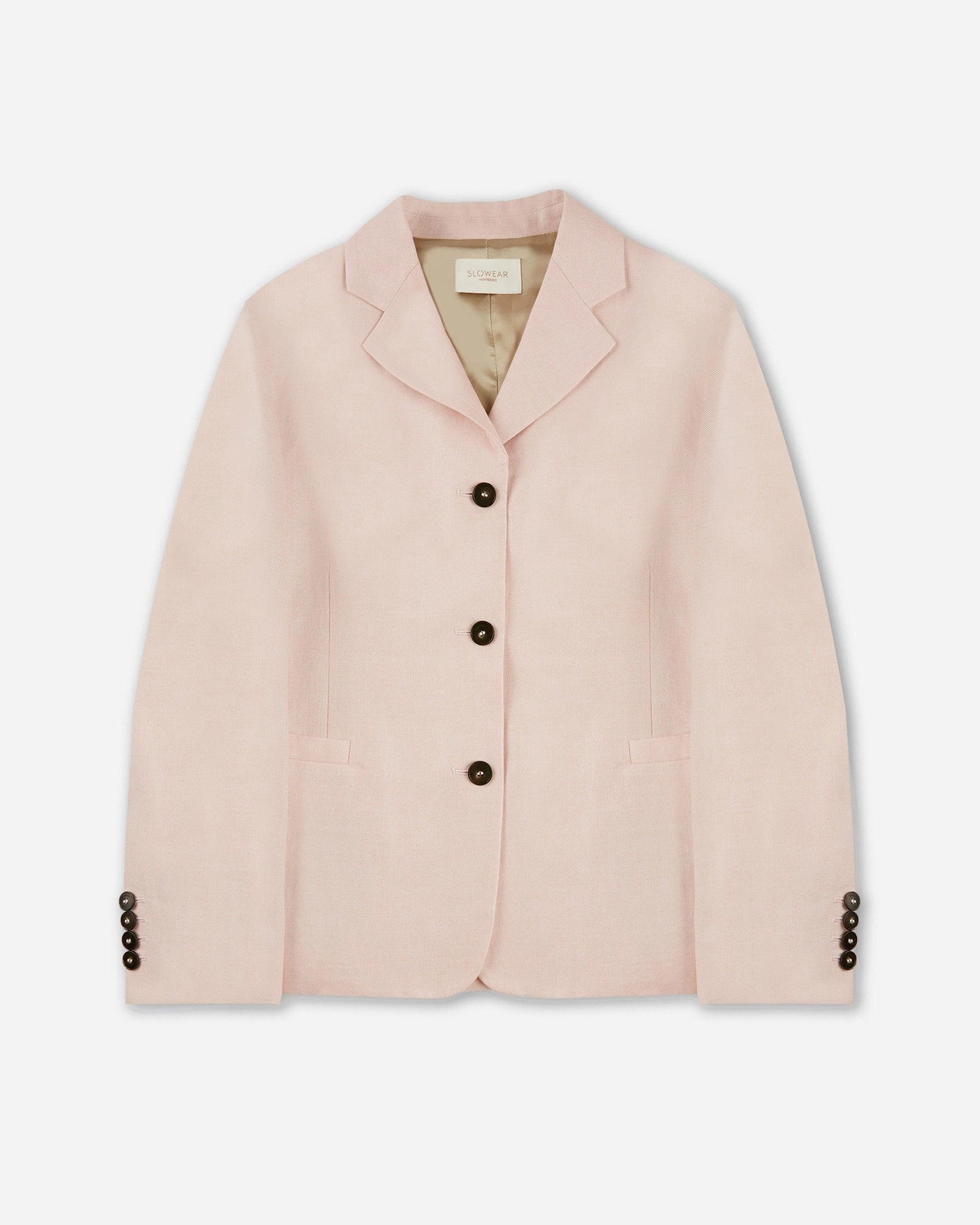 Clean Minimal Look Linen jacket