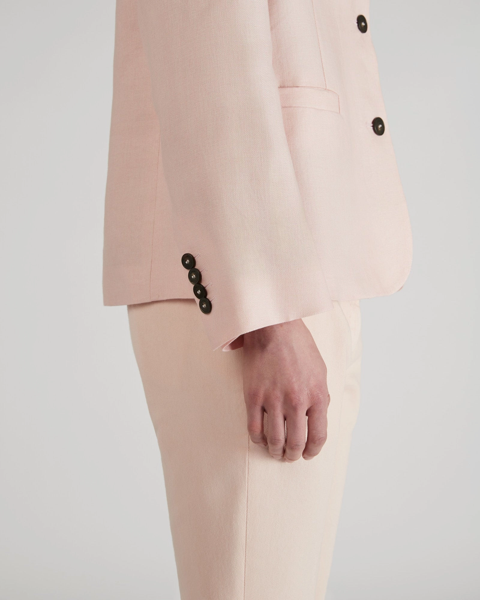 Linen jacket Lightweight Material Airflow Ventilation System
