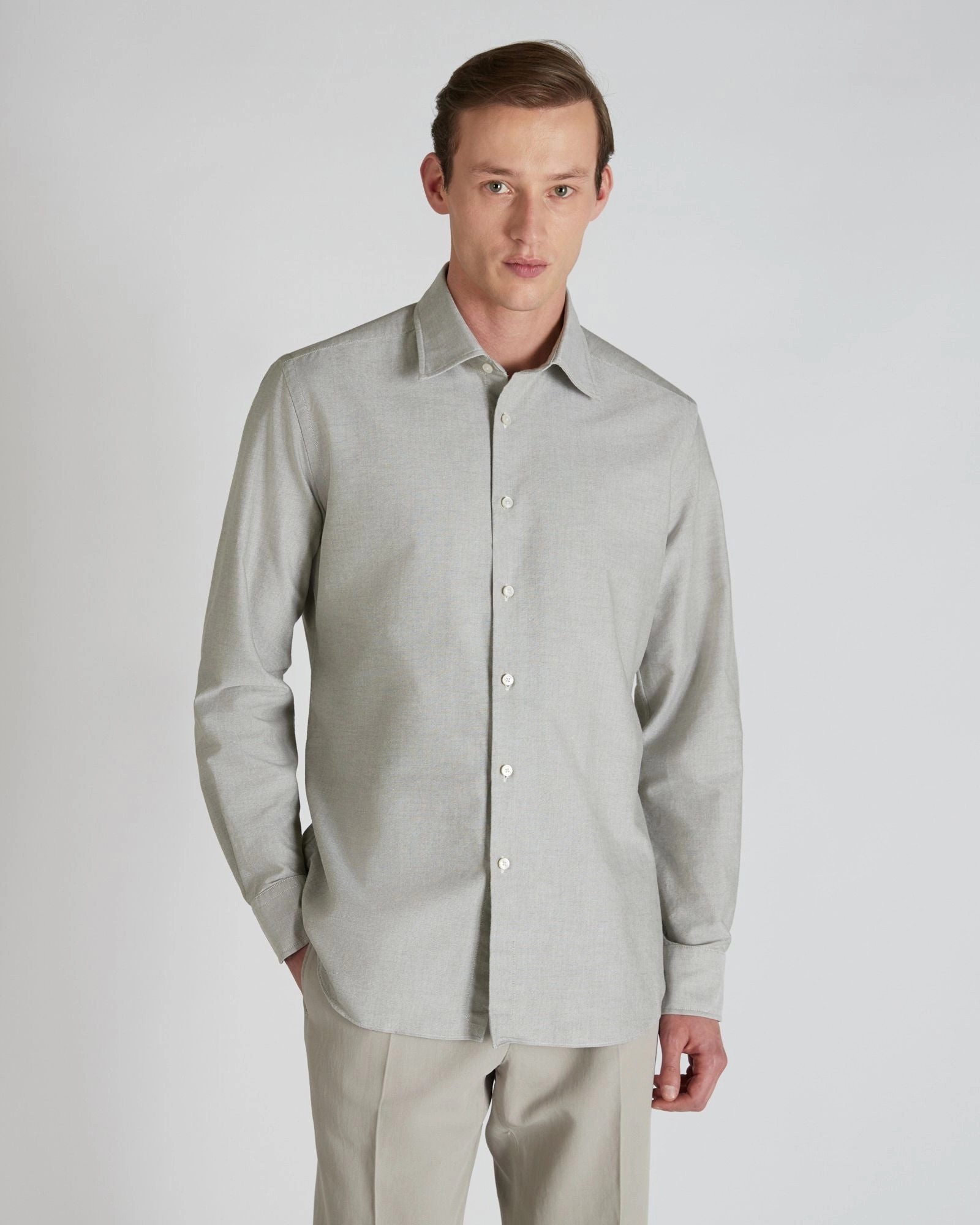bohemian flair Regular-fit cotton Oxford shirt