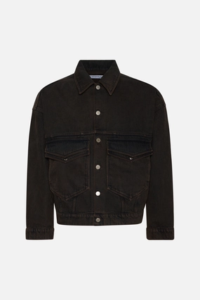 Fringe Detail LOOSE DENIM JACKET