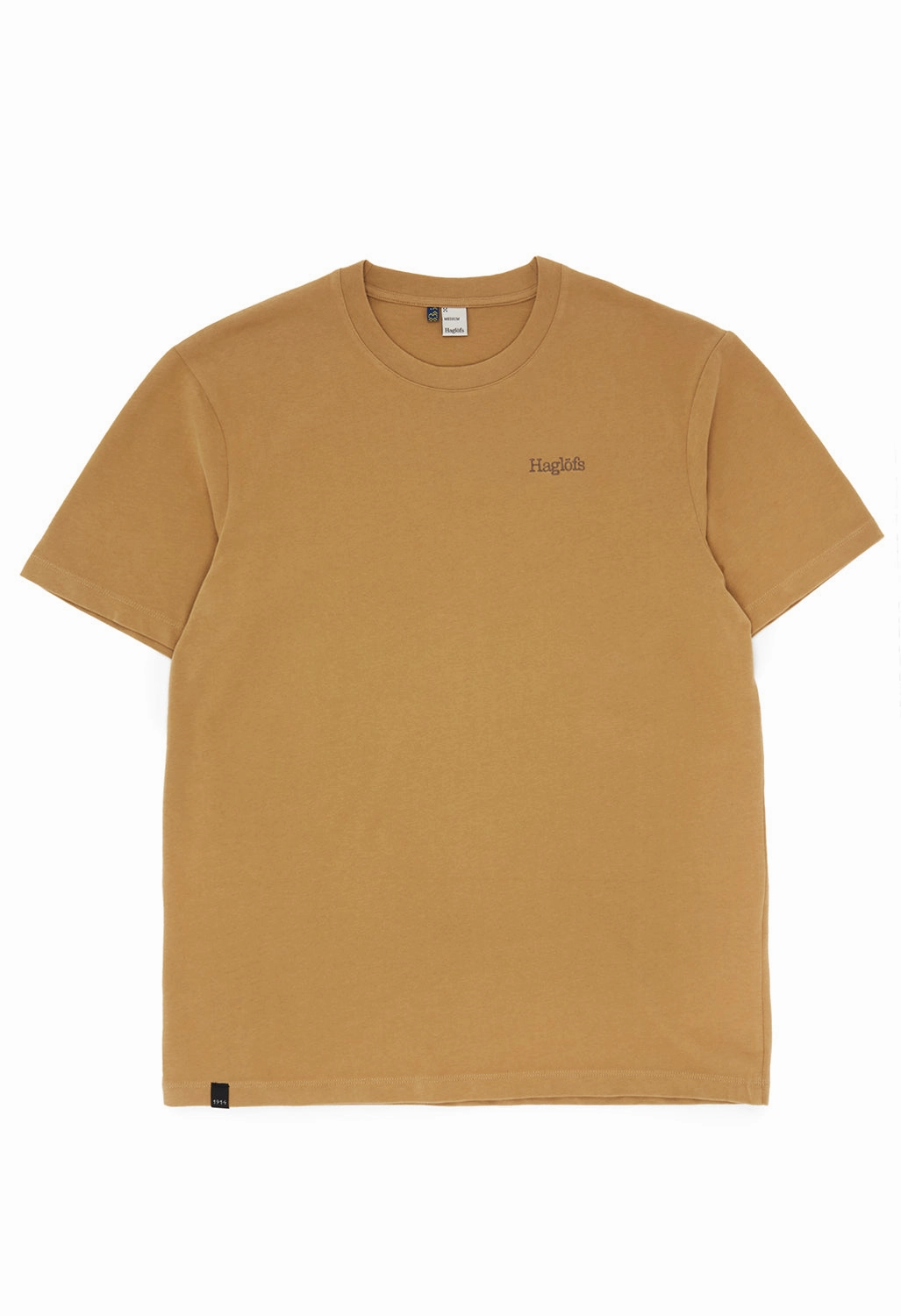 Haglofs Men's T-Shirt - Oak Brown Standard Body Fit