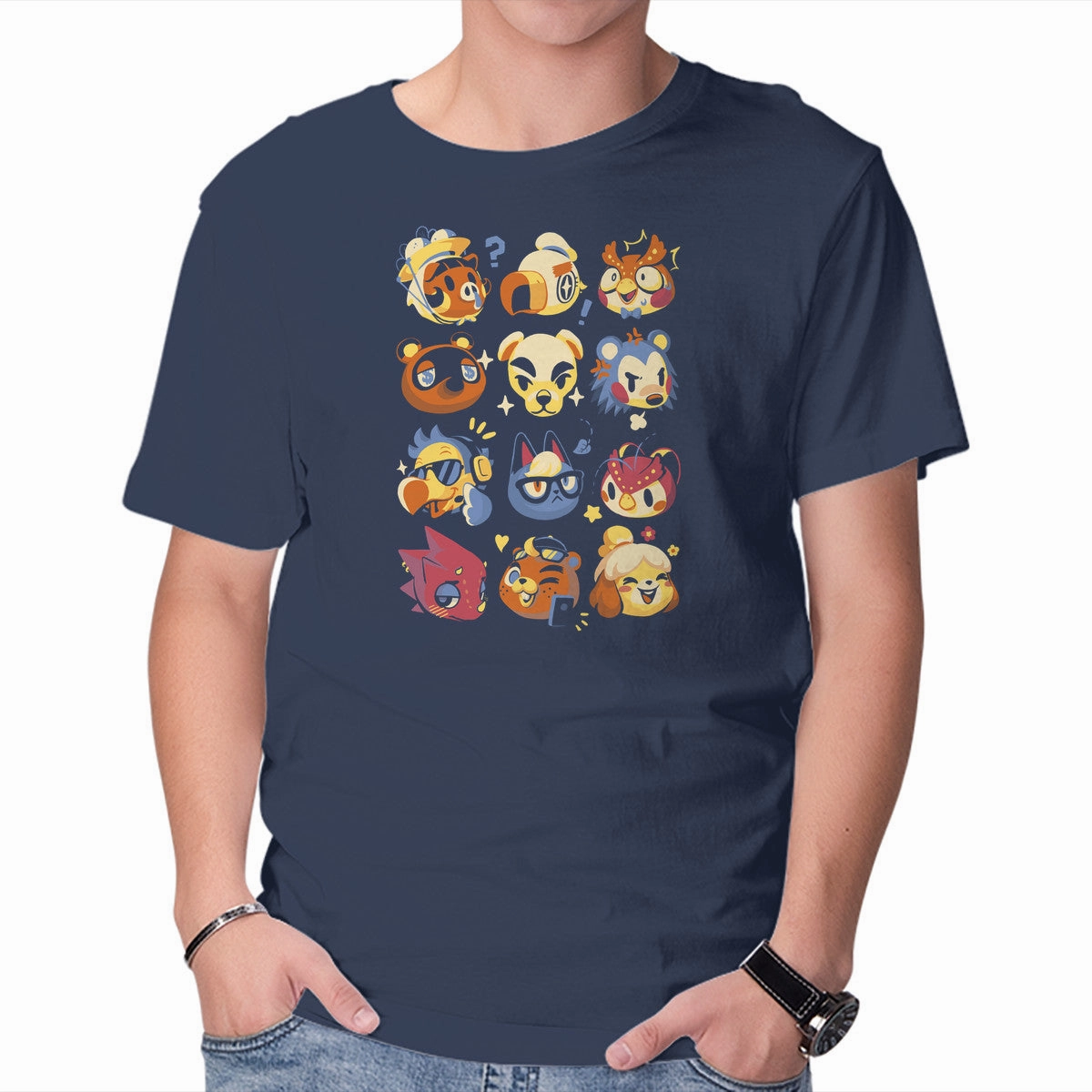 Trendy Comfort Fit Island Faces