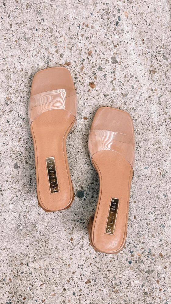 Lucy Heel - Clay/Clear Shopping Spark Quick Spark