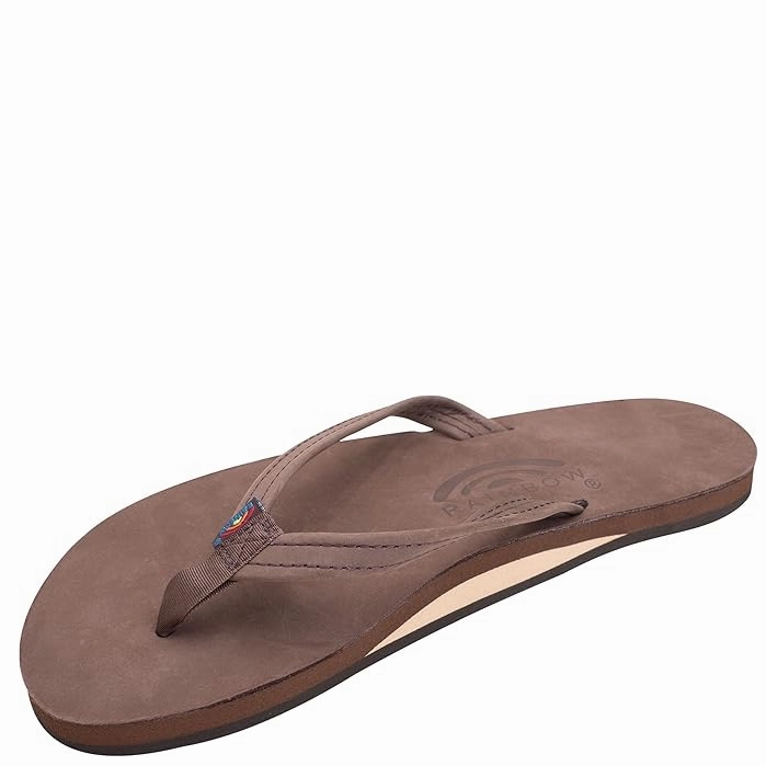Women's Single Layer Narrow Strap Low Profile Footbed Ergonomic Arch Support