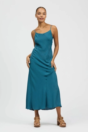 Smart Wear Bright Accent Luz Bias Dress Petrol