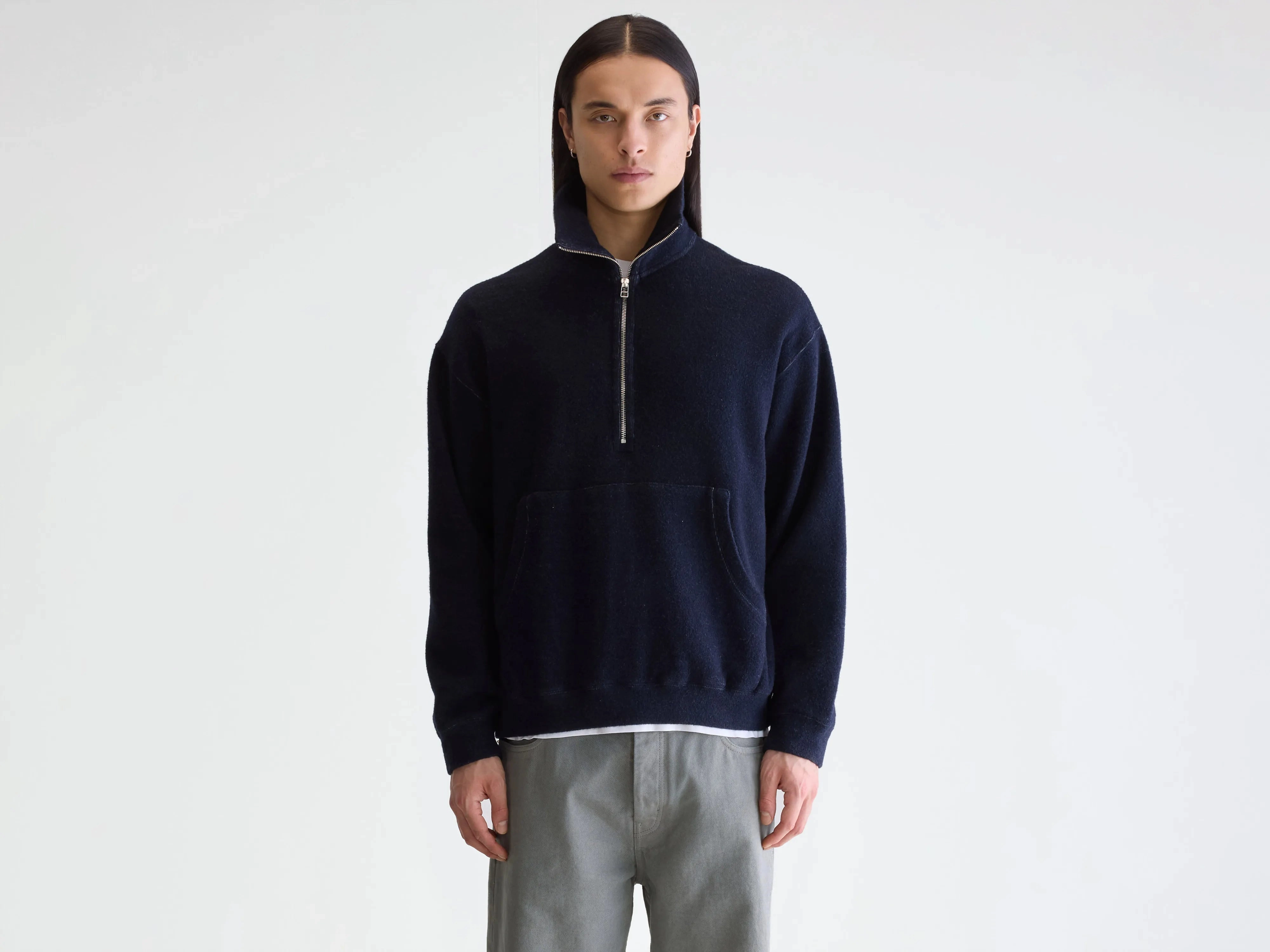 Mabro zipped-collar sweatshirt (252 / M / COMBO B) Unique