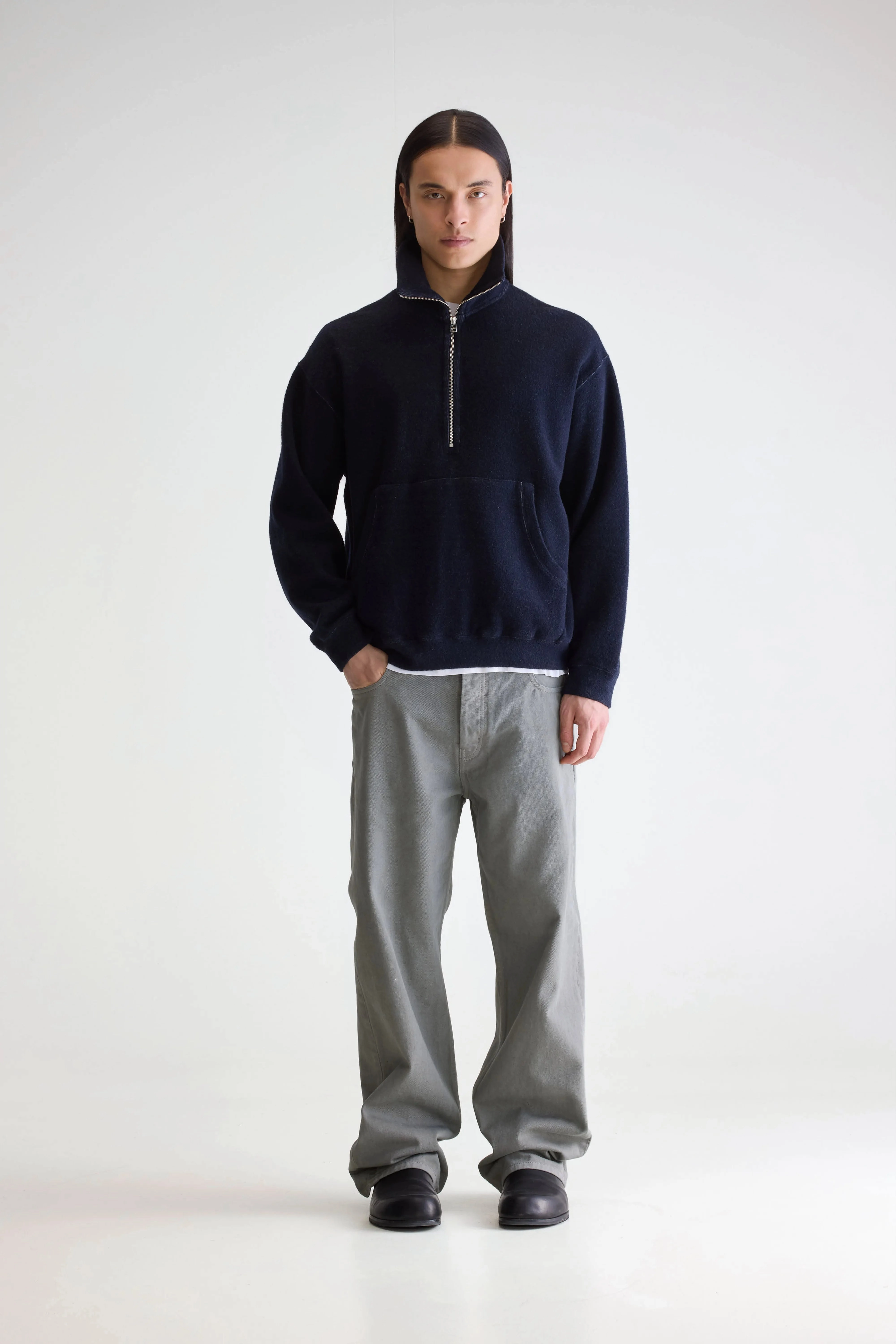 Mabro zipped-collar sweatshirt (252 / M / COMBO B) Designer Snuggly Fit