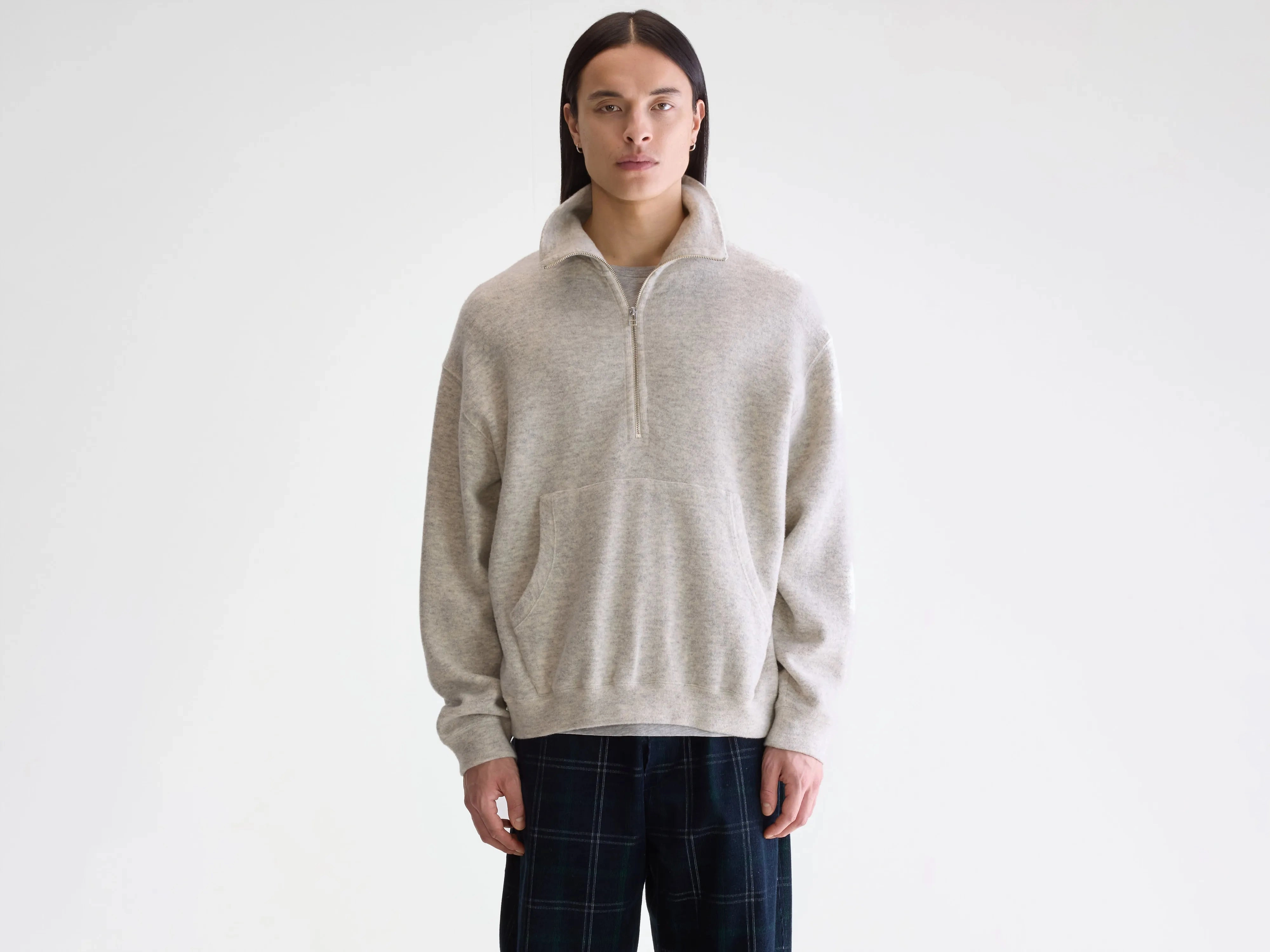 Comfortable Outfit Mabro zipped-collar sweatshirt (252 / M / COMBO C)