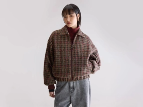 Asher Bomber-style Jacket (252 / W / COMBO A) Clean Lines Stitched Look