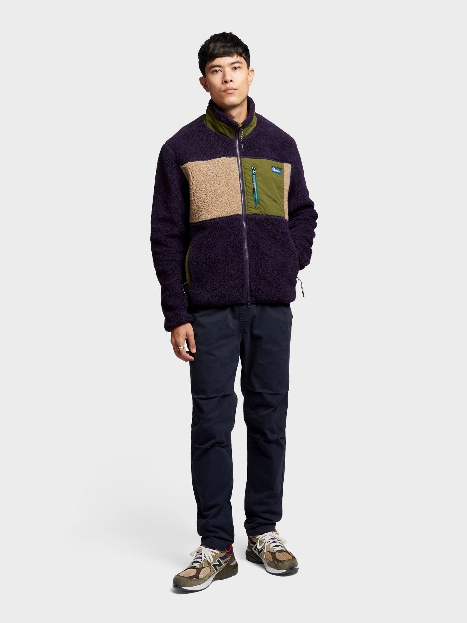 Subtle Layers Mattawa Fleece Jacket in Nightshade