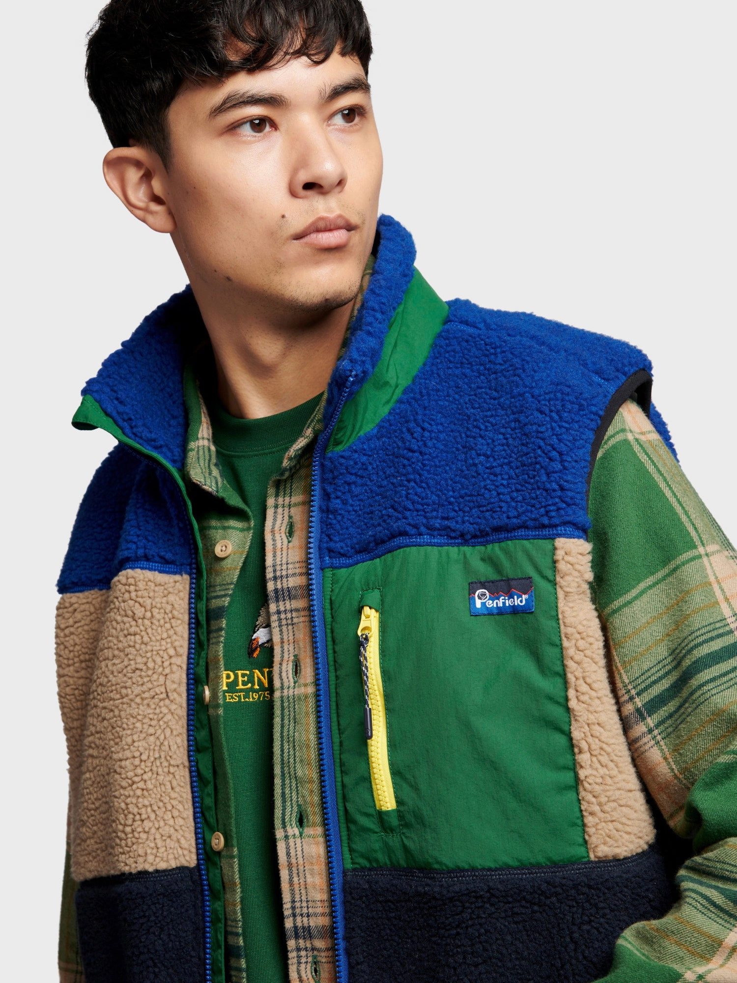 Mattawa Fleece Vest in Sodalite Blue AdjustableDrawcordHem