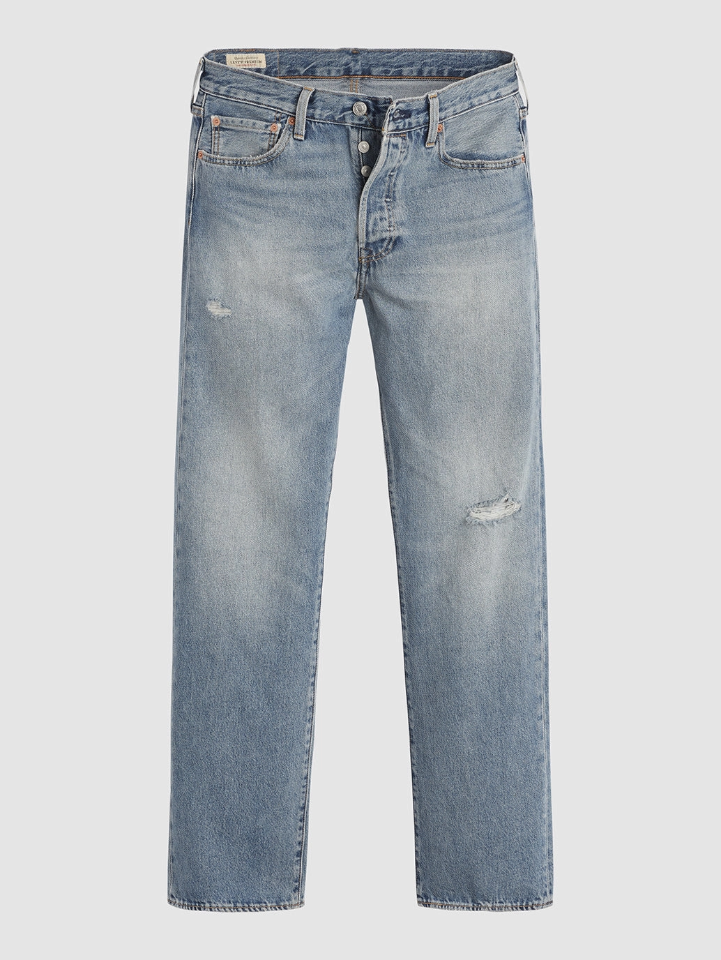Holiday Vibes Date Night Lightweight Everyday Fashion Lover Men's 501 Blue Straight Fit Mid Rise Jeans