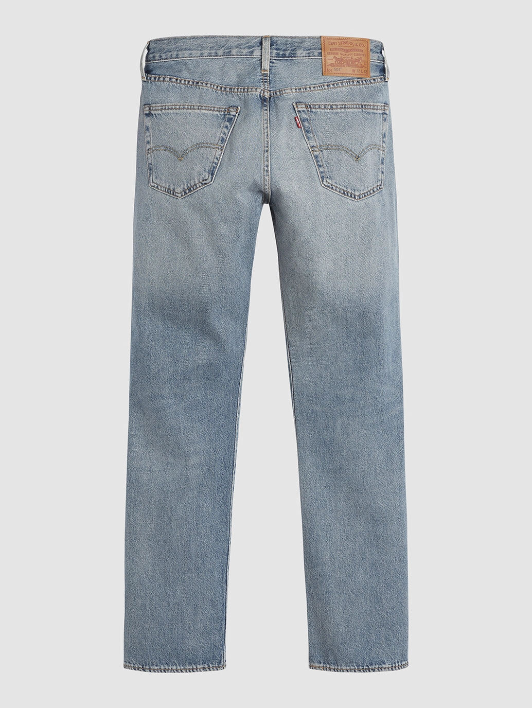 Classic Fit Design Men's 501 Blue Straight Fit Mid Rise Jeans