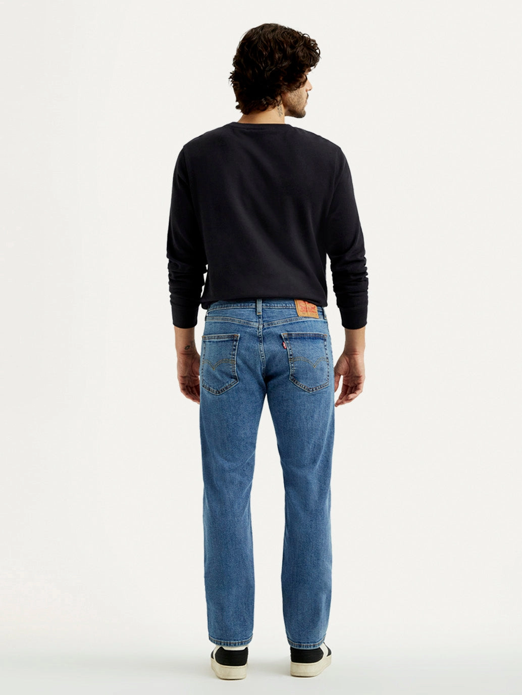 Men's 505 Mid Indigo Straight Fit Mid Rise Jeans All Purpose Always Fits