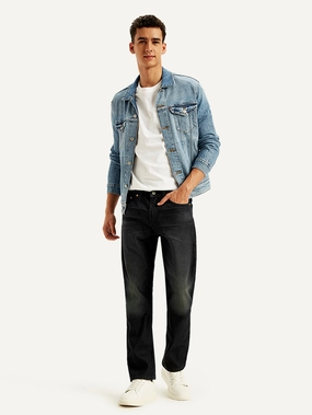 Men's 511 Black Slim Fit Mid Rise Jeans Relaxed Tailoring