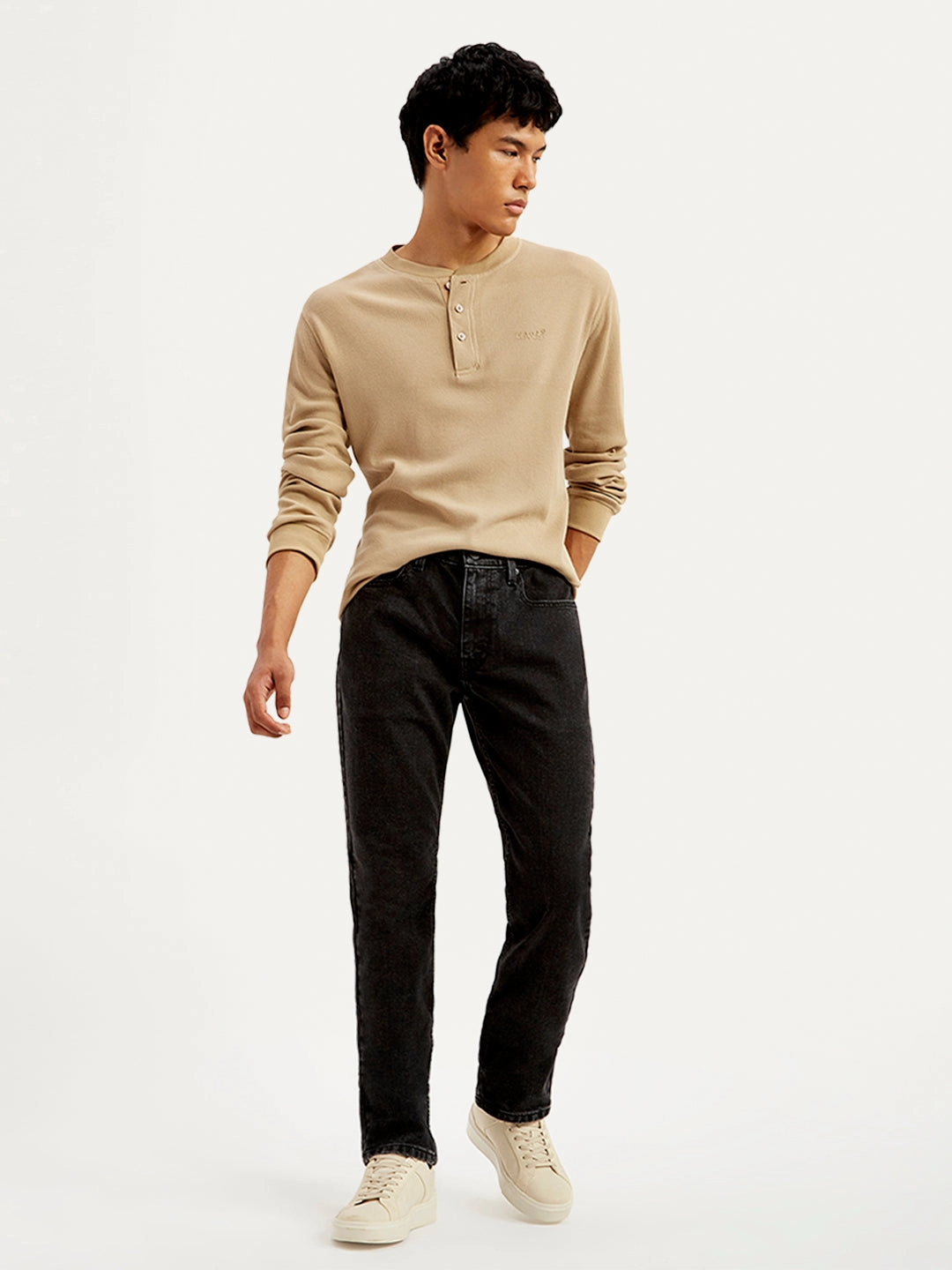 Outfit Staple Men's 511 Black Slim Fit Mid Rise Jeans